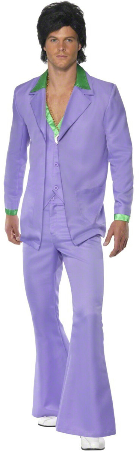 Smiffy's Costume Disco année 70 violet taille L