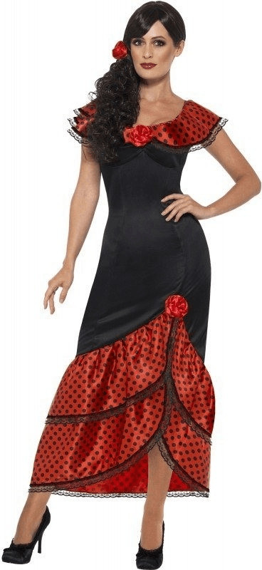 Smiffy's Flamenco Dancer Juanita Ladies Costume L