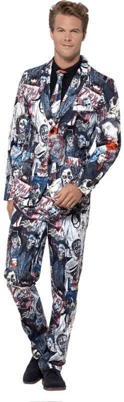 Smiffy's Halloween Zombie Men Costume L