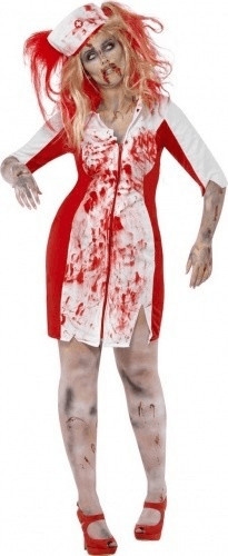 Smiffy's Curvy Zombie Nurse Ladies Costume XXXL