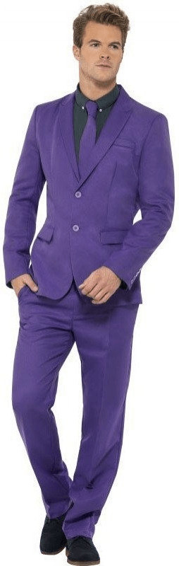 Smiffy's Déguisement Mister Purple Party violet taille L