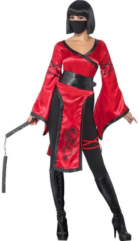 Smiffy's Ninja Shadow Fighter Ladies Costume L