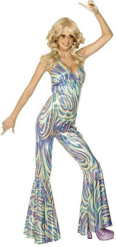 Smiffy's Déguisement femme Rainbow Disco Queen taille M
