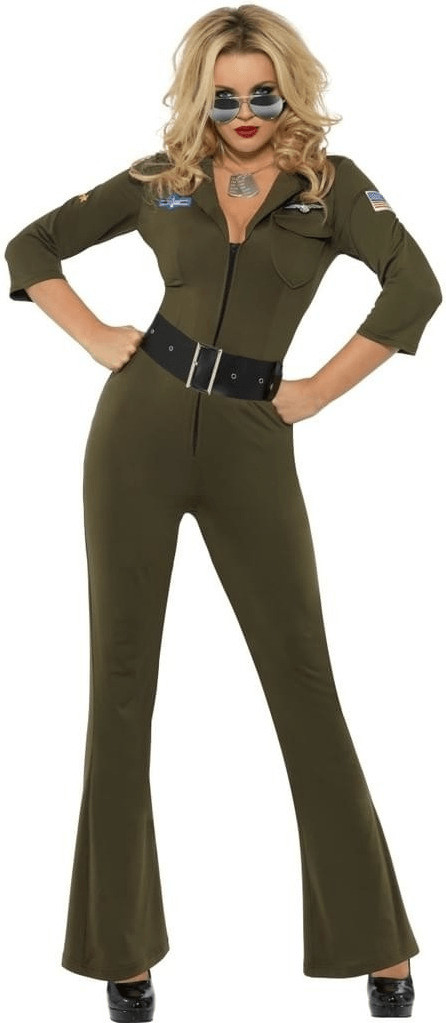 Smiffy's Déguisement femme pilote Top Gun taille M