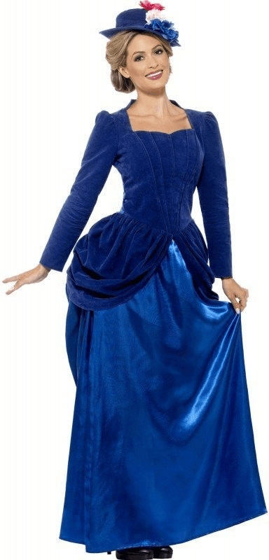 Smiffy's Victorian Xanthippe purplena Ladies Costume L