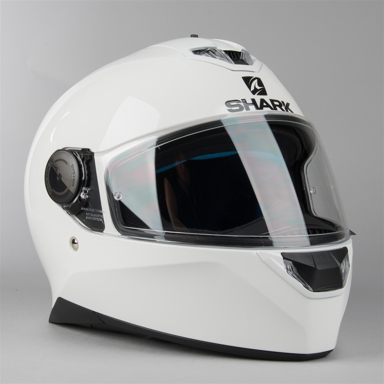 Casco SHARK Ridill Blank White Azur · Motocard