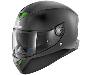 XL Shark Motorrad Helm Integralhelm D-Skwal Neu Blank Mat schwarz Gr XS