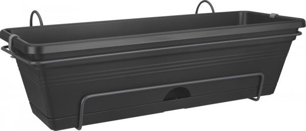 Elho Green Basics allin1 planter 70x26x17 cm black