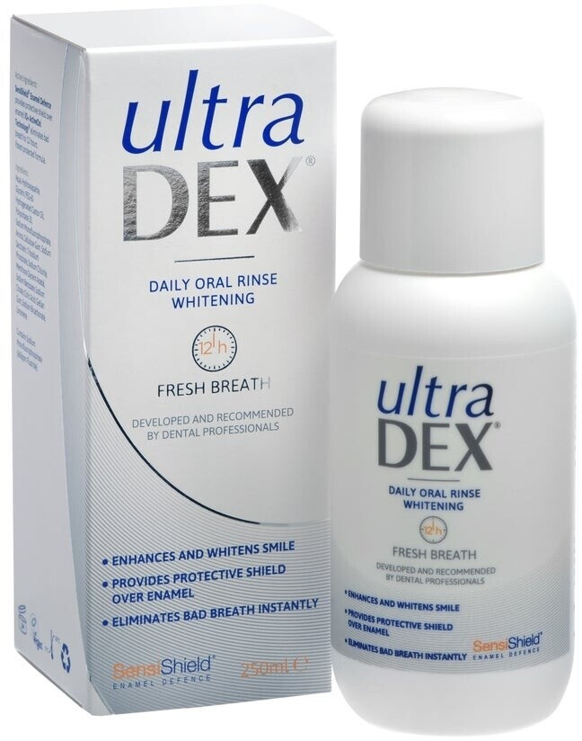 Megadent UltraDEX Recalcifying & Whitening Mouthwash (250ml)