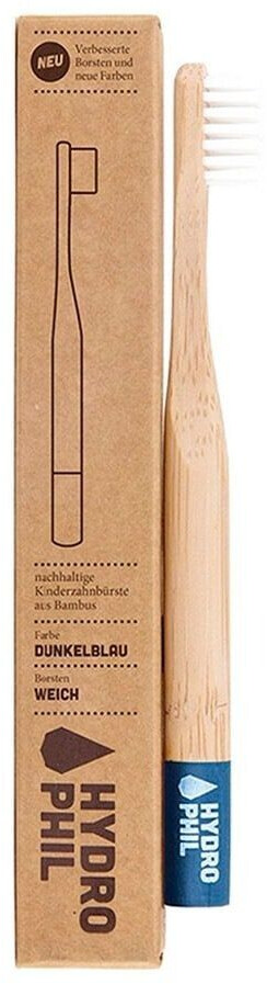 Hydrophil sustainable children's toothbrush blue (1 pcs)