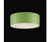 Designer-Lampenschirm-Satin-Petrol rund-konische Form /Ø 40cm innen Chrom