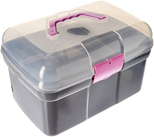 Pfiff Grooming box without contents grey/pink