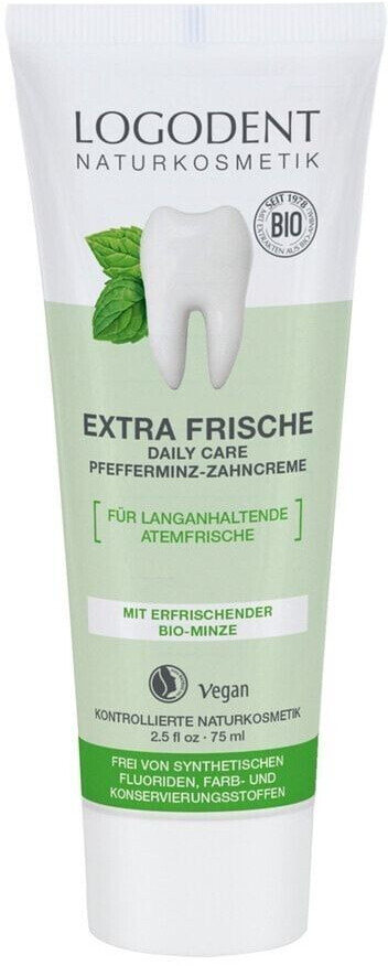 Logona Logodent Extra Fresh Daily Care Peppermint-Toothpaste (75ml)