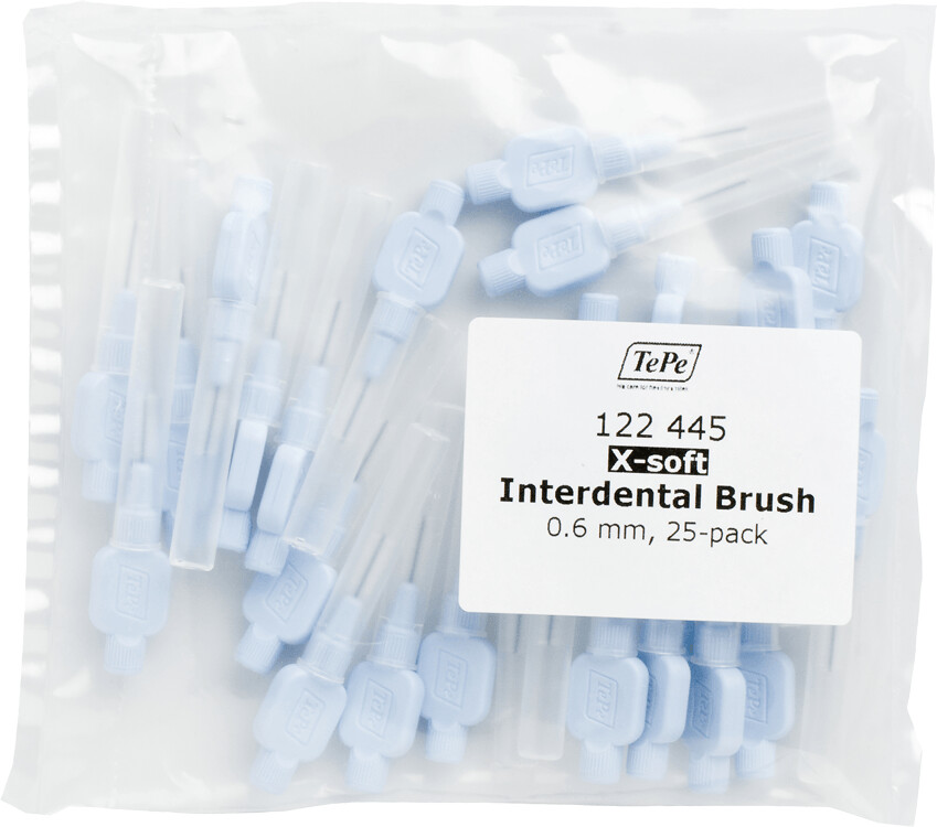 TePe Interdental Brush x-soft 0,6 mm Light Blue (25 pcs.)