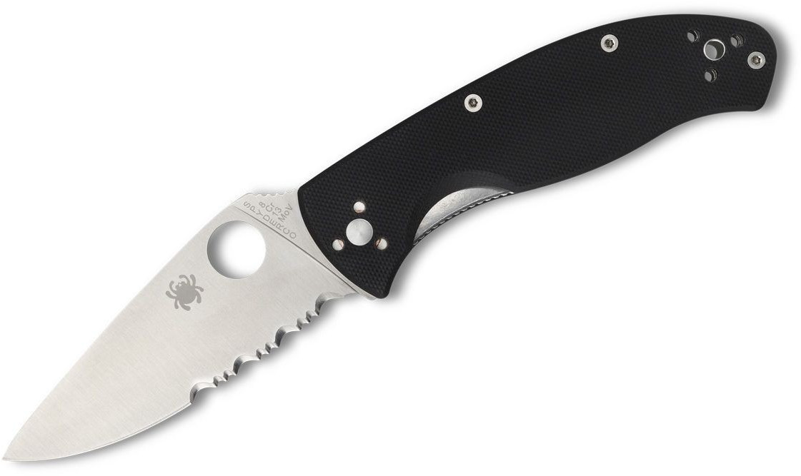 Spyderco Tenacious (half serrated, black)