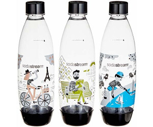 3 bouteilles Sodastream - Label Emmaüs