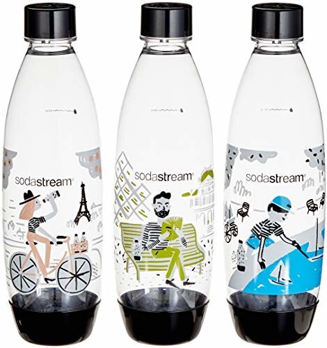SODASTREAM Pack de 3 bouteilles de gazéification grand modele Winter flower