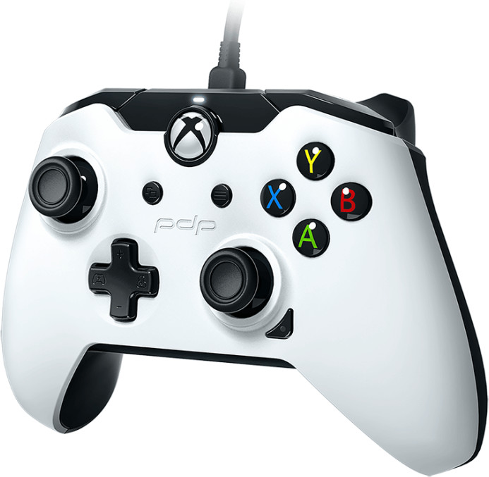 PDP Xbox One manette avec fil blanc arctique