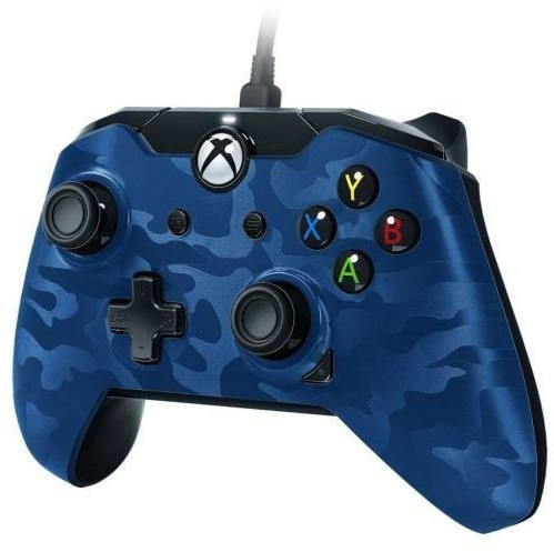 PDP Xbox One manette avec fil bleu revenant