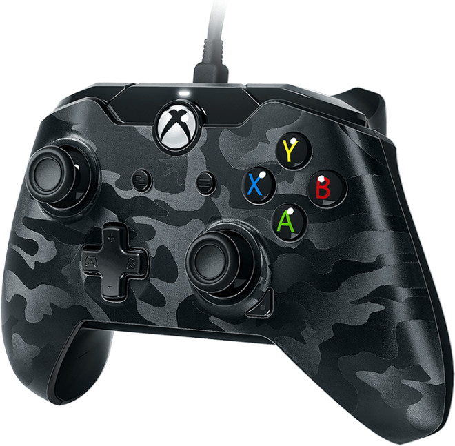 PDP Xbox One manette avec fil noir fantôme