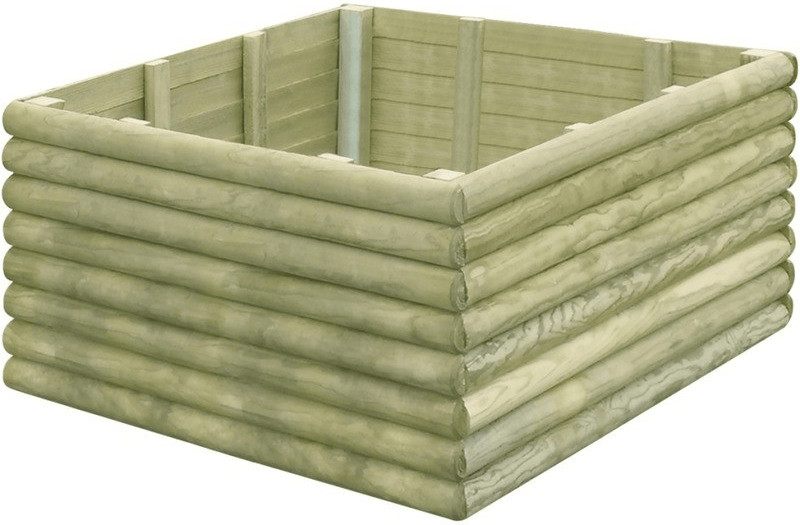 VidaXL Jardinière 106 x 106 x 48 cm