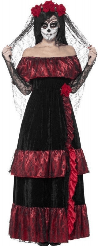 Smiffy's Costume mariée jour des morts