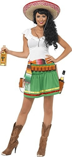 Smiffy's Déguisement femme mexicaine tequila shooter