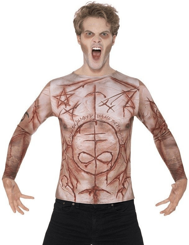 Smiffy's T-shirt peau mutilée