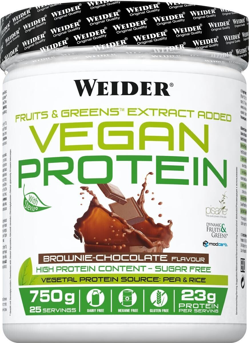 Weider Vegan Protein 750g Brownie-Chocolate
