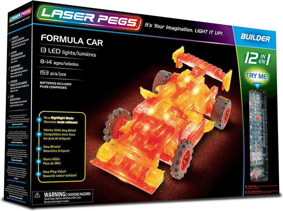 Laser Pegs Formula Car 12 en 1