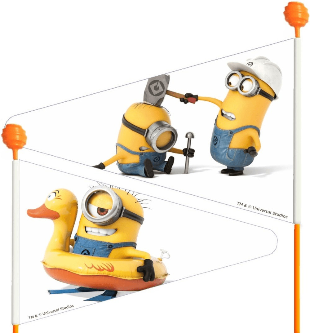 Bike Fashion Safety Flag (Minions)