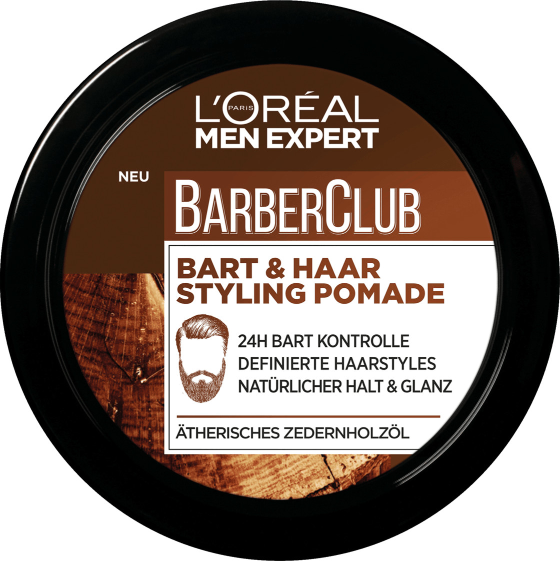 L'Oréal Men Expert Barber Club Crème coiffante cheveux et barbe (75 ml)
