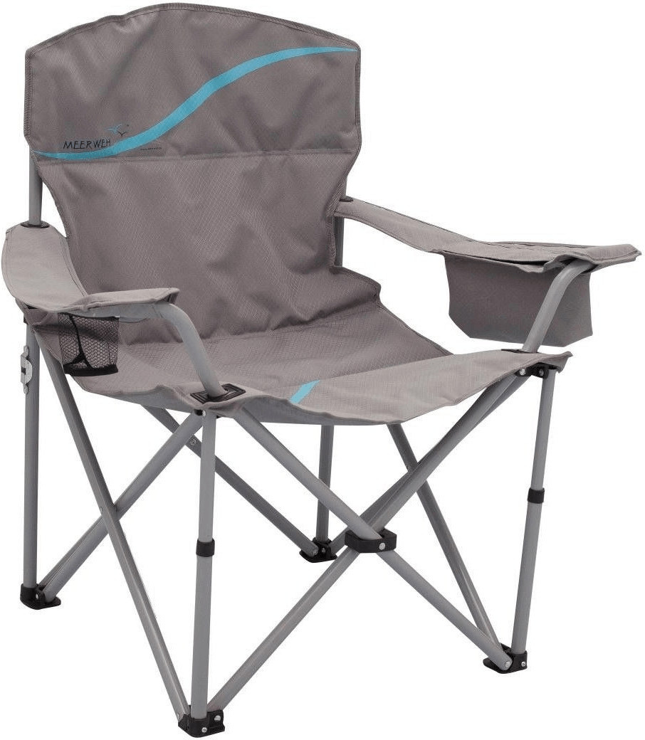 Meerweh Chaise de camping avec porte-gobelet