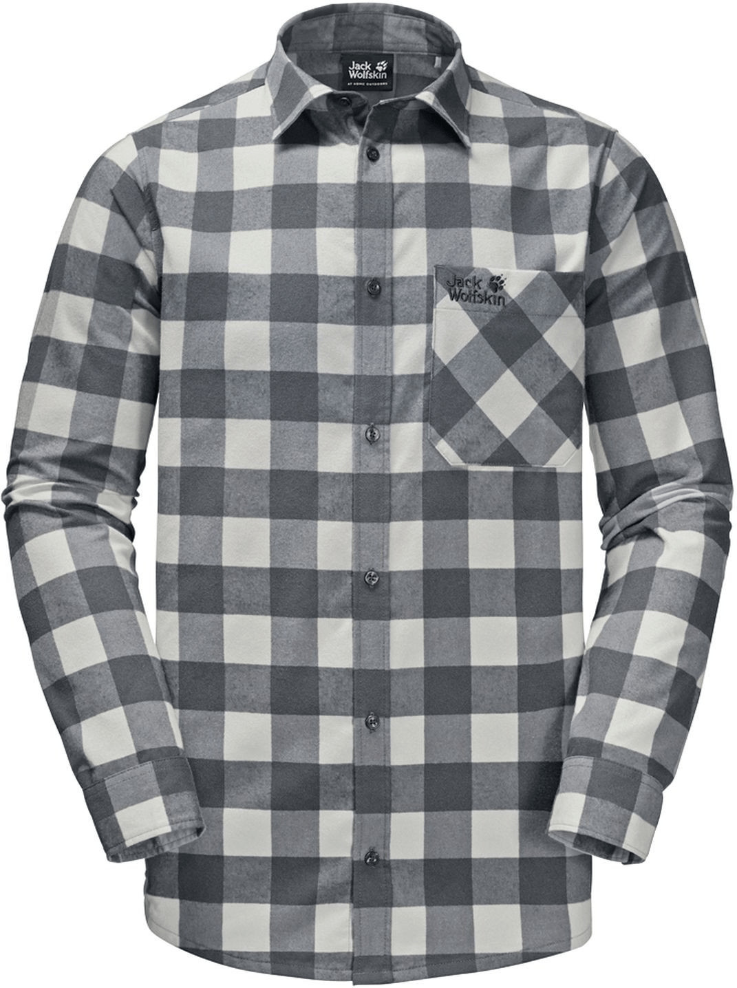 Jack Wolfskin Red River Shirt ebony checks