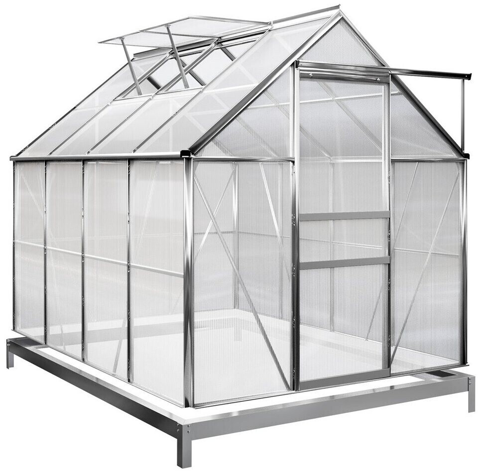 Deuba Serre de jardin 4,75 m² avec embase