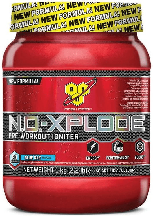 BSN N.O.-XPLODE 3.0 (1000g) Blue Raspberry