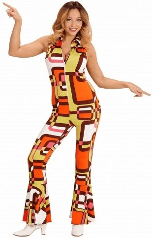 Widmann 70s Disco Dancing Girl Cindy Ladies Costume M