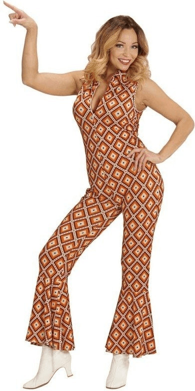 Widmann 70s Disco Dancing Girl Maggie Ladies Costume L