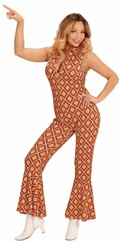 Widmann 70s Disco Dancing Girl Maggie Ladies Costume S