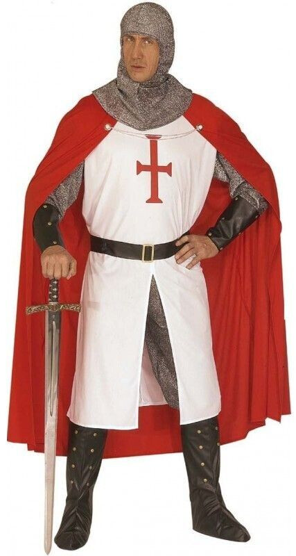 Widmannsrl Noble Temple Knight Middle Ages Costume XL