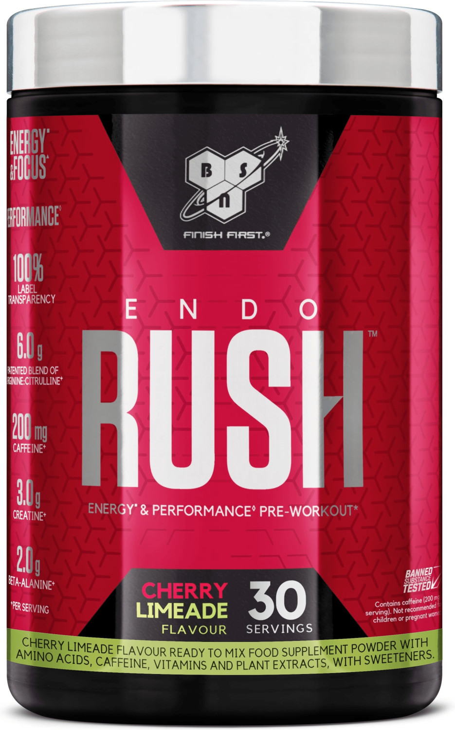 BSN Endo Rush 495g Cherry Limeade