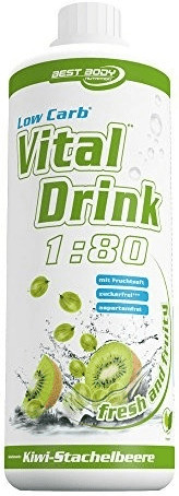 Best Body Nutrition Low Carb Vital Drink Kiwi-Gooseberry 1000ml