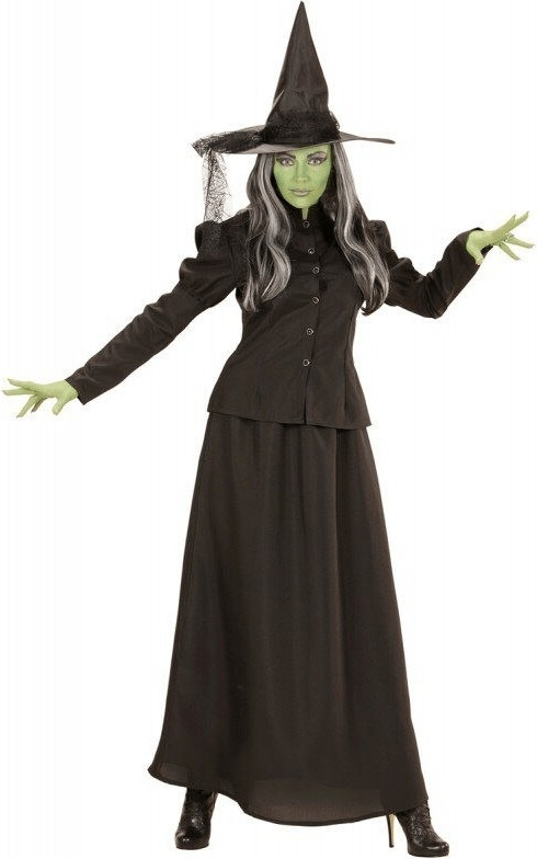 Widmann Déguisement femme Black Witch Classic