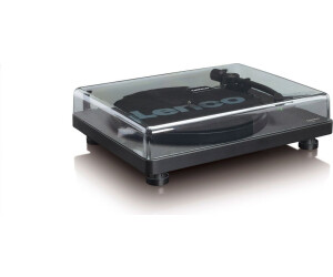 Giradischi Lenco L-30WD A Cinghia – 33/45 Giri, USB, Uscita RCA, Preamplificatore Integrato, Copertura Antipolvere
