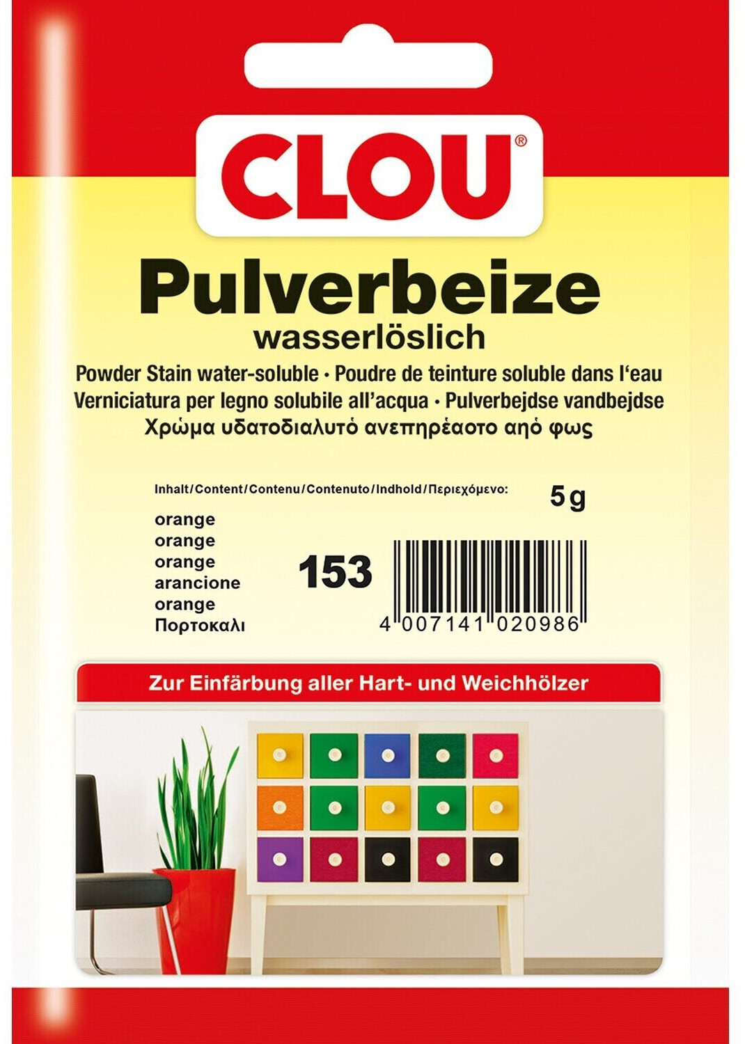 CLOU Beize in Pulver 5 g 153 orange