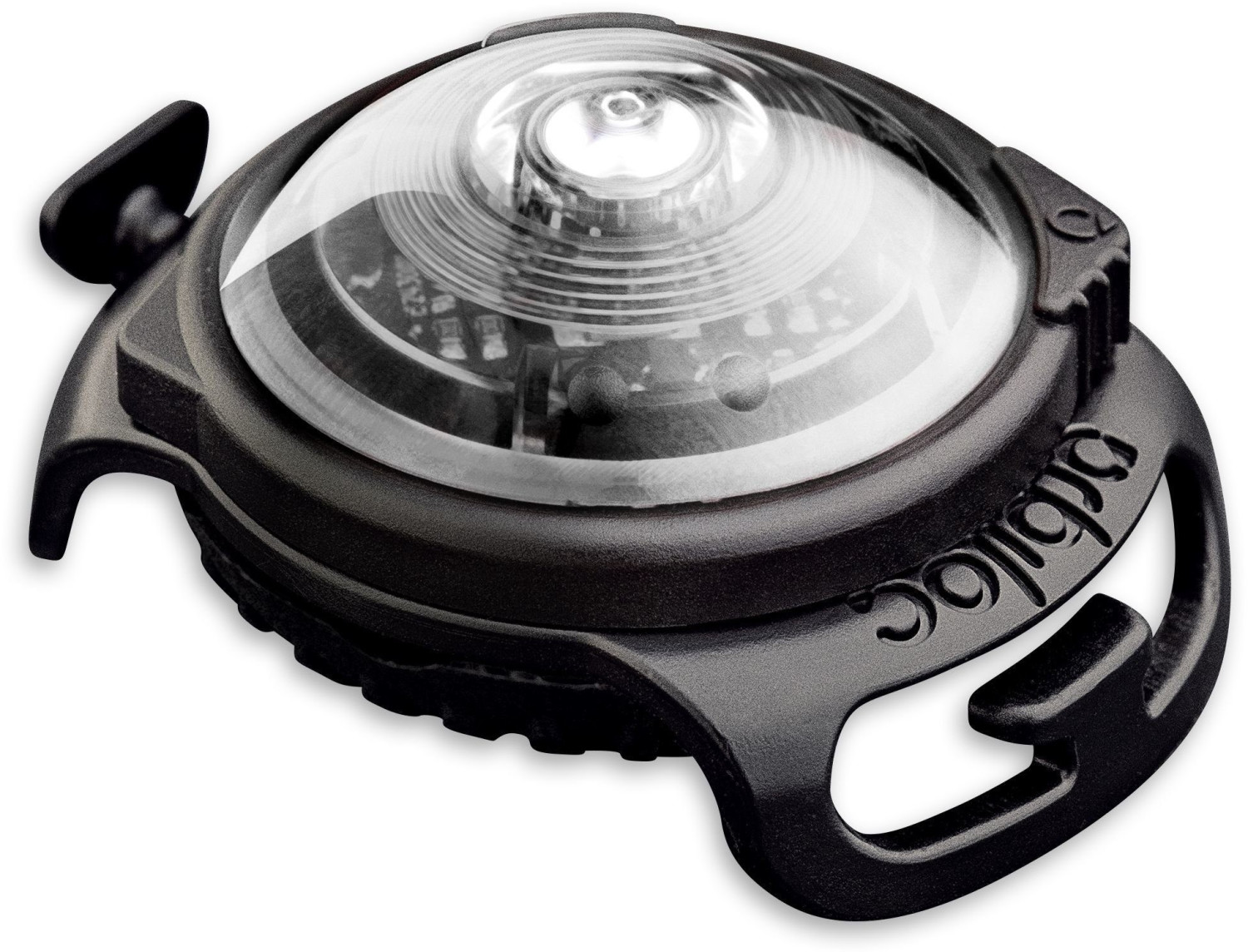 Orbiloc Dog Dual Lampe de sécurité LED pour collier blanc