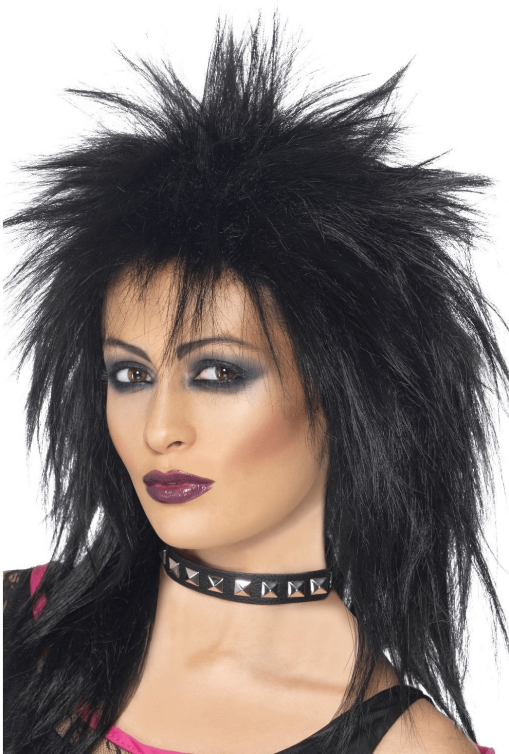Smiffy's Rock Diva wig black (42238)
