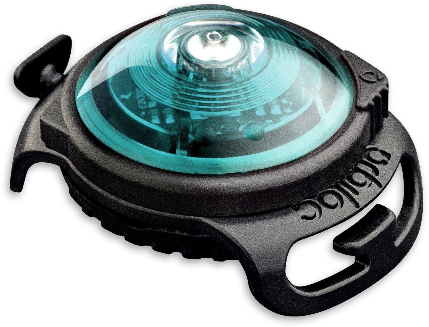 Orbiloc Dog Dual Lampe de sécurité LED pour collier turquoise