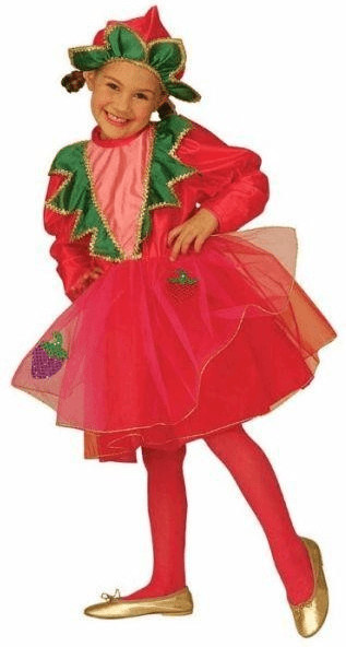 Widmann Strawberry Child Costume (3474)