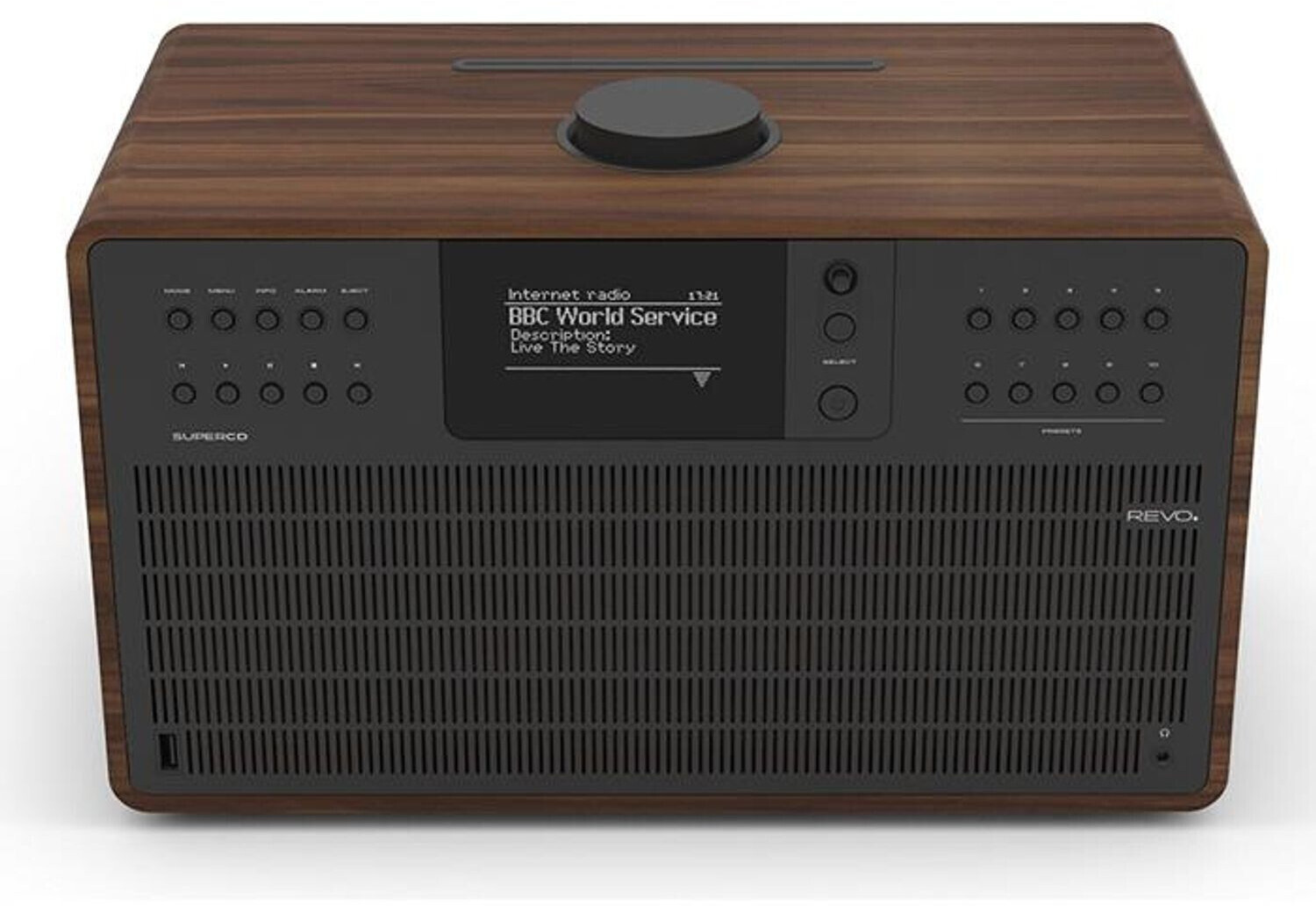 Revo SuperCD walnut-black